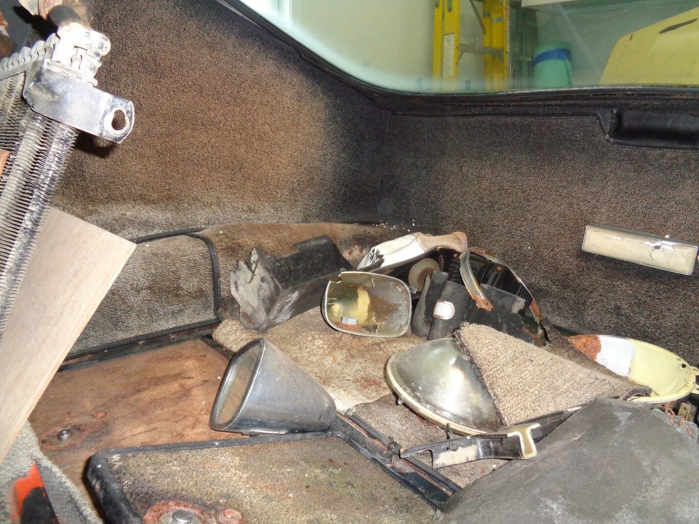 Back interior before restoration