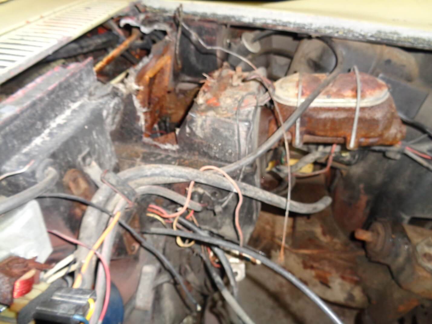 Engine before restoration