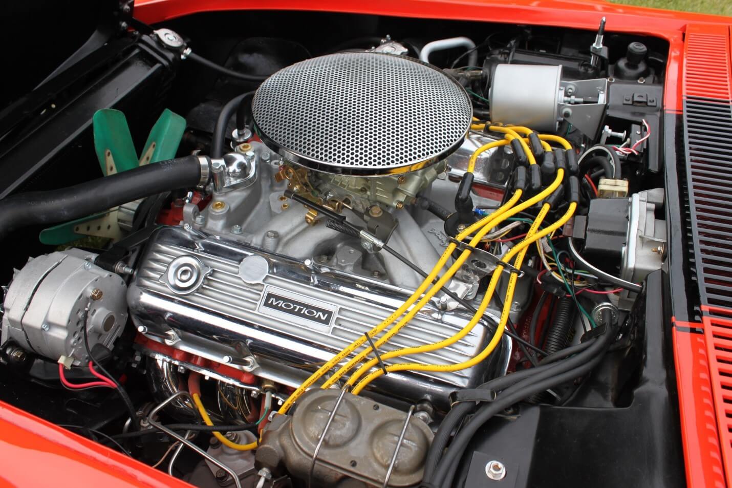 Rebuilt engine compartment