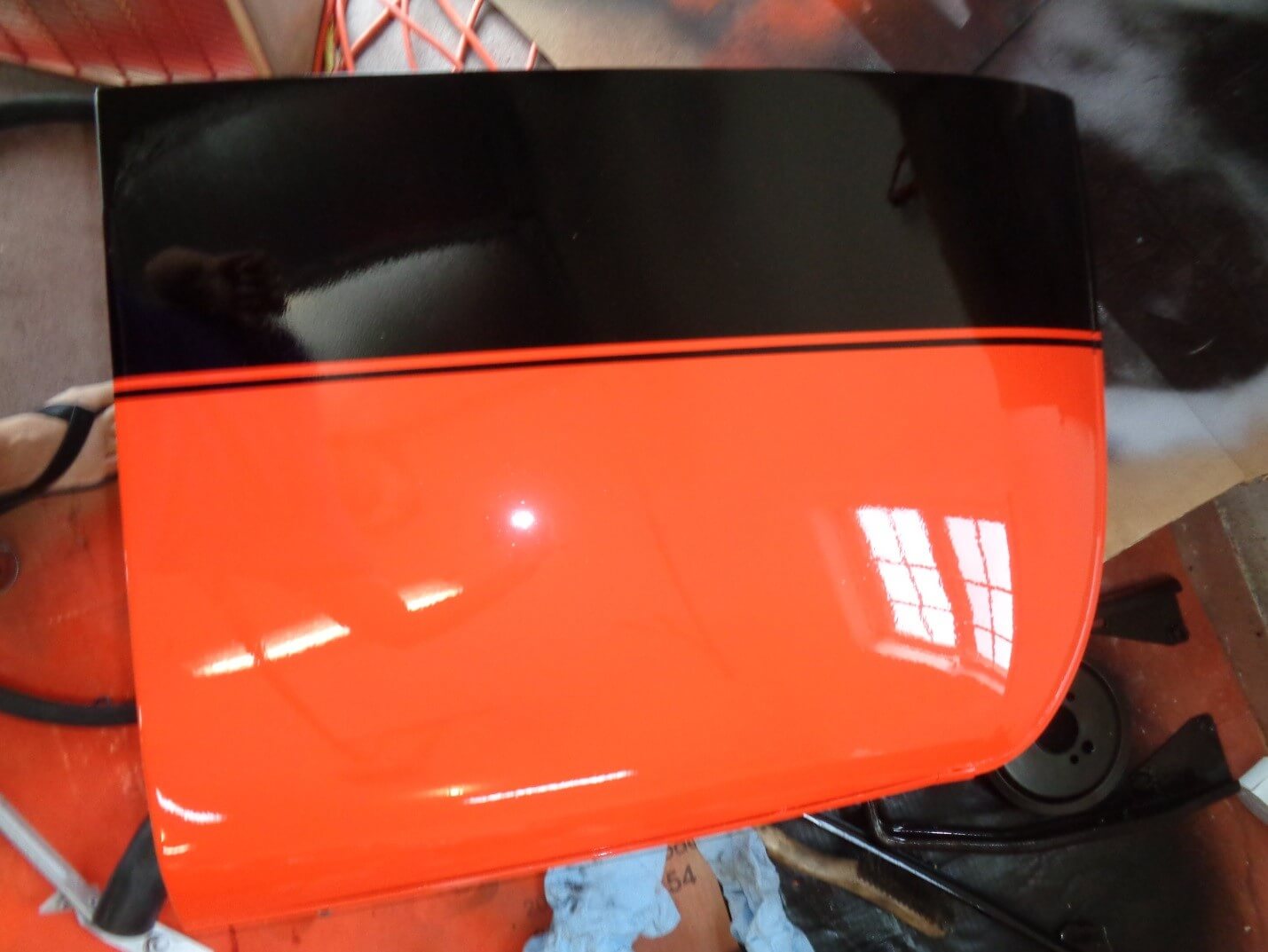 T-tops painted and finished